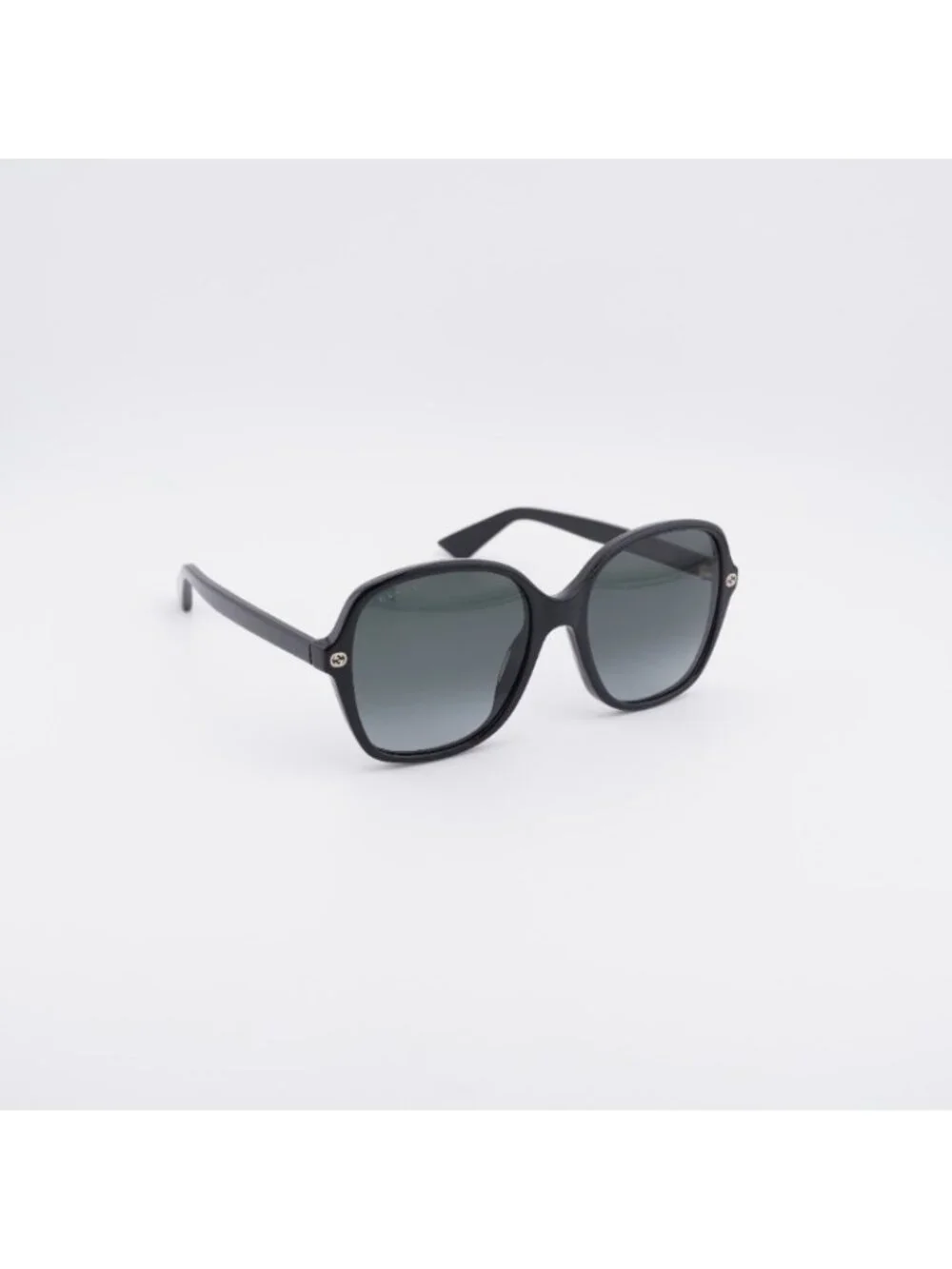 Gucci GG0092S 001 Women Sunglasses Black Butterfly Frame, Grey Lenses